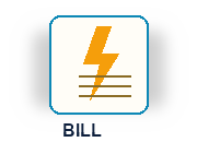 Electricity bill sample icon